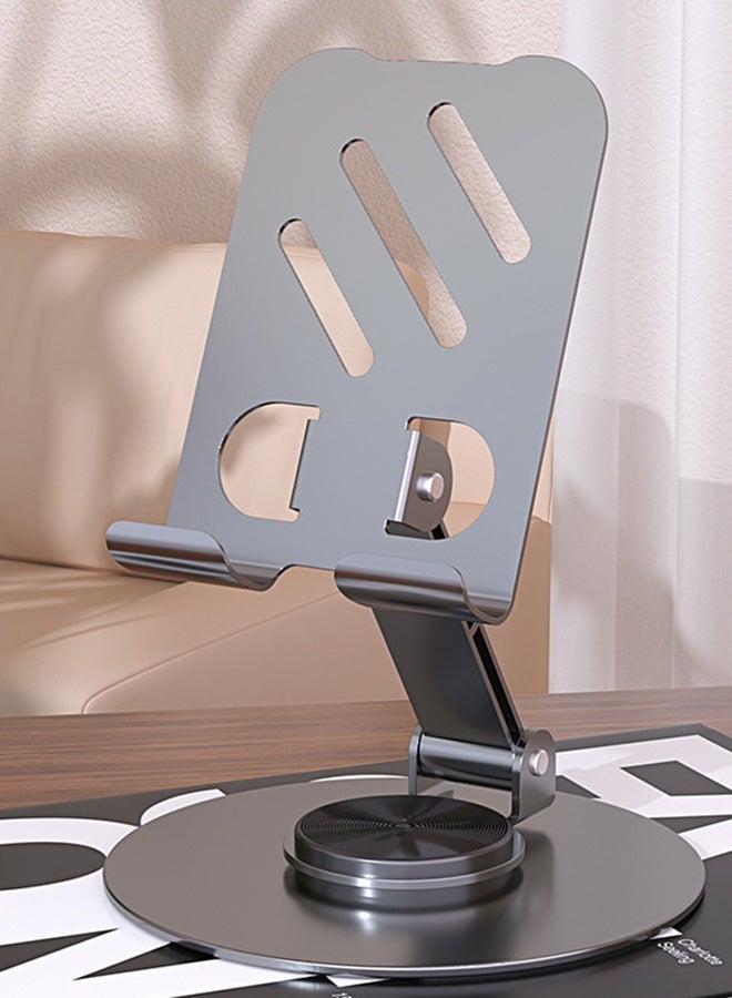 MTL Metal Phone & Tablet Stand with 360° Rotation – Adjustable Foldable Desktop Mobile Holder, Stable Alloy Bracket for Live Streaming & Office Use - Image 2